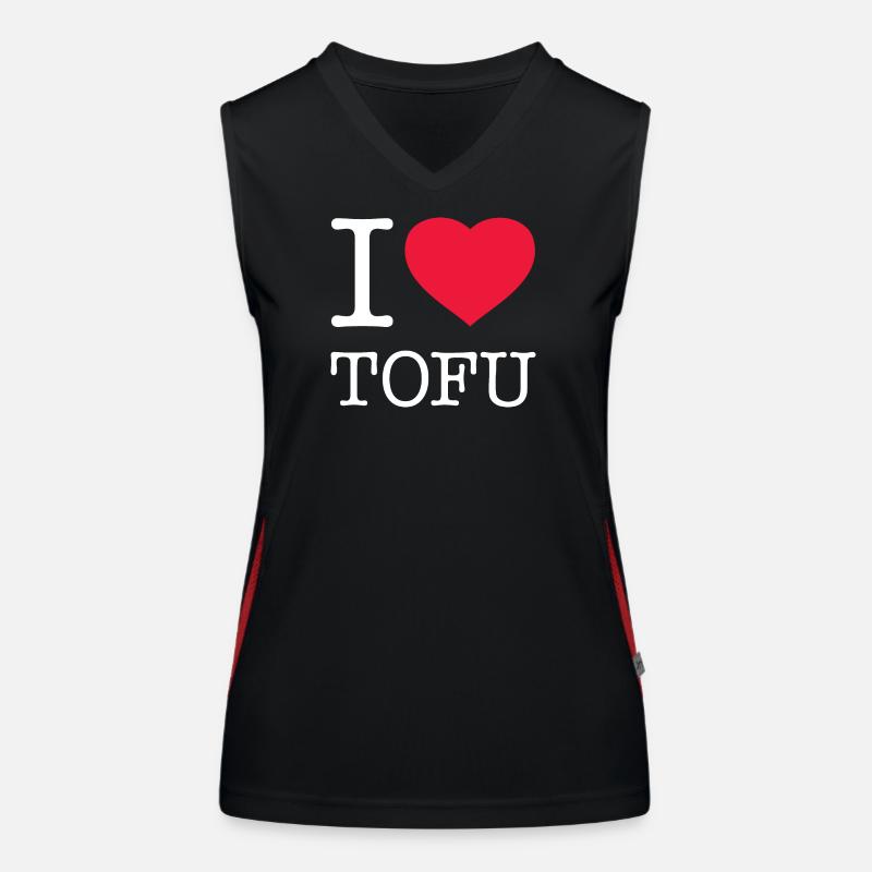 J’ADORE LE TOFU Débardeur respirant contrasté Femme