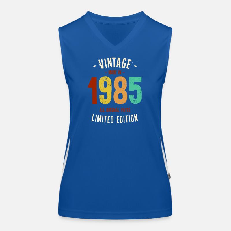Millésime 1985 Edition Limitée Débardeur respirant contrasté Femme