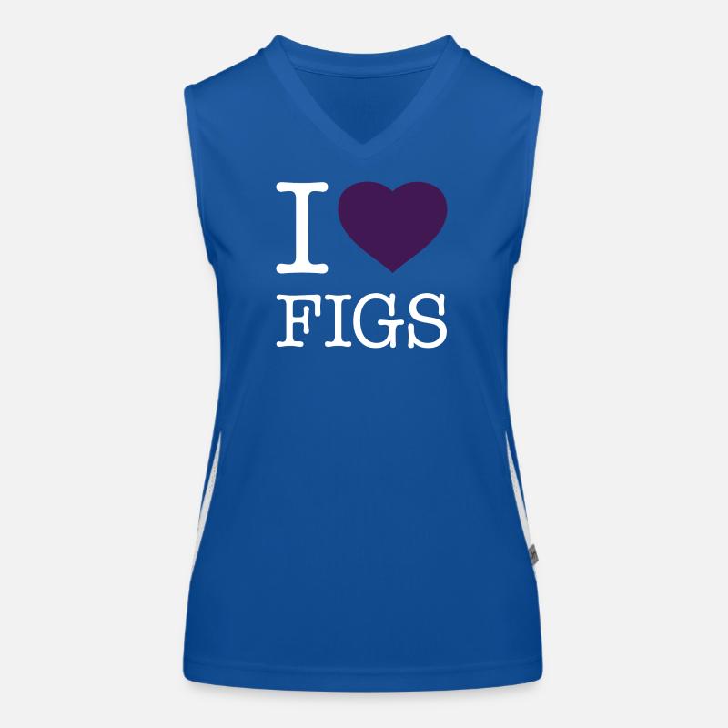 I LOVE FIGS Funktionelles Kontrast-Tank Top für Frauen