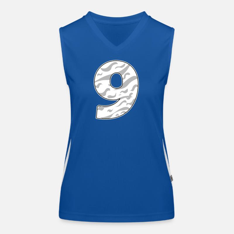 Neun - 9 Funktionelles Kontrast-Tank Top für Frauen