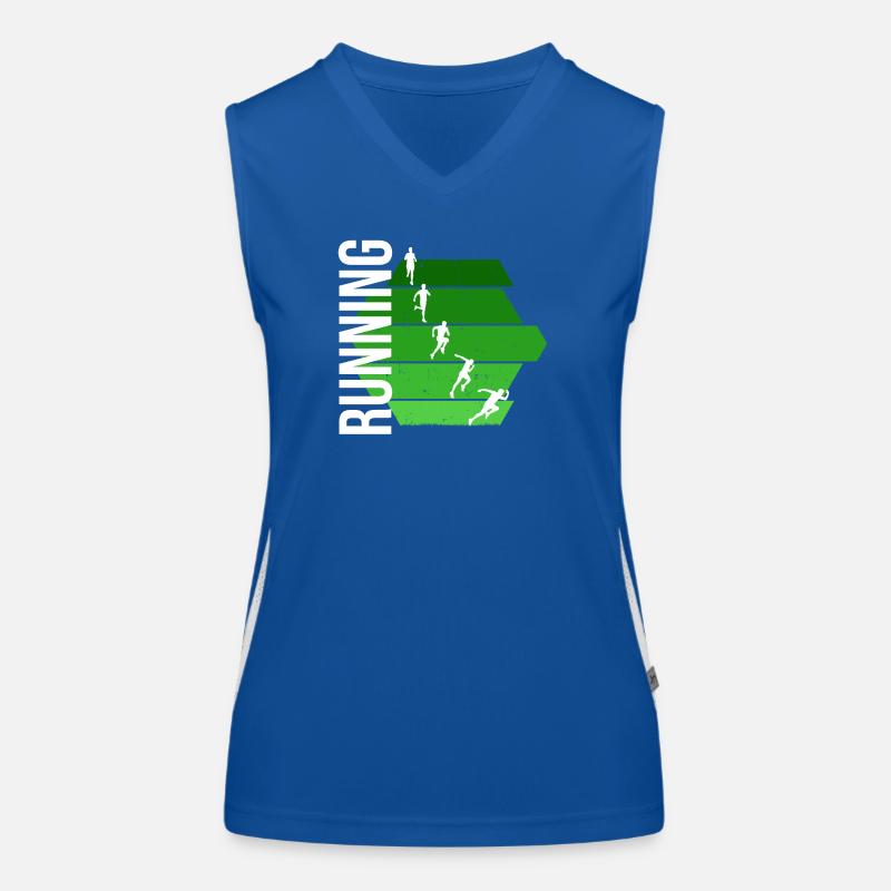 Running Funktionelles Kontrast-Tank Top für Frauen