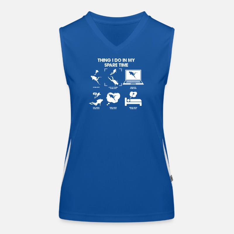 Liste des silhouettes de temps libre Débardeur respirant contrasté Femme