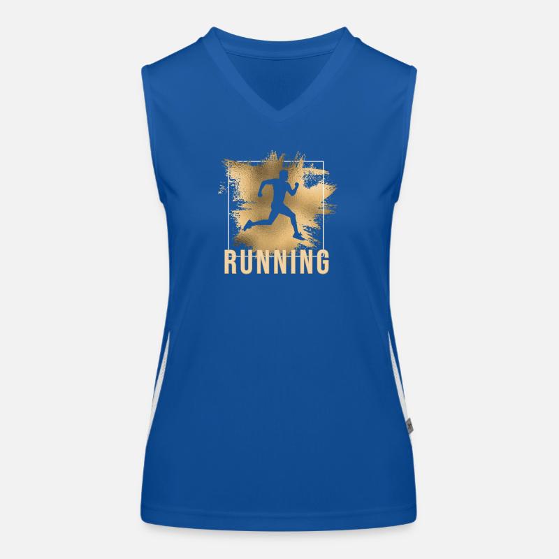 Running Funktionelles Kontrast-Tank Top für Frauen