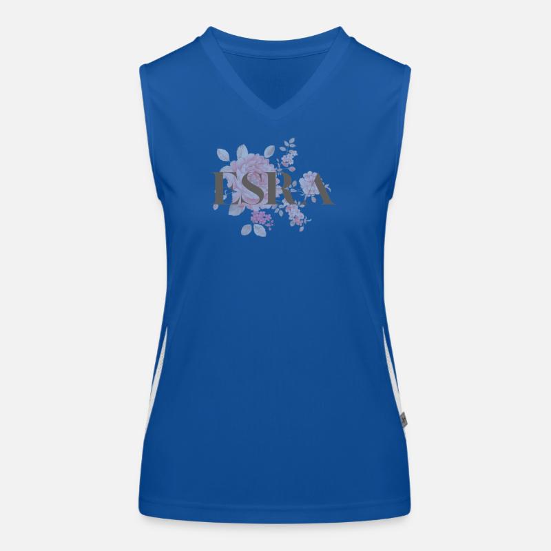 Chemise Princesse Esra – Nom avec la lettre E Débardeur respirant contrasté Femme