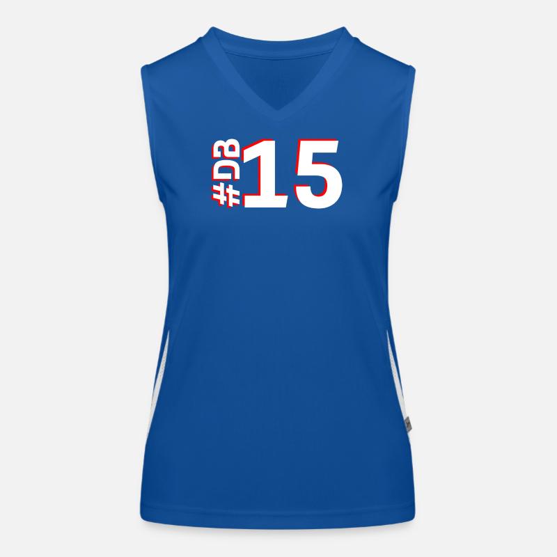 DB15-KARTON Funktionelles Kontrast-Tank Top für Frauen