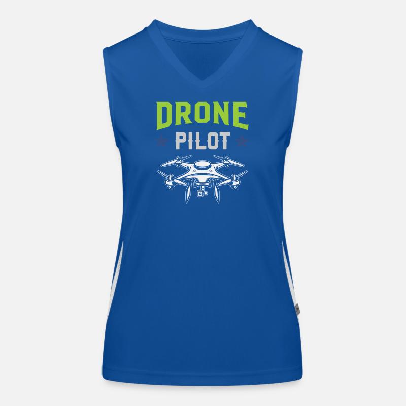Drone Pilot Women's Functional Contrast Tank Top