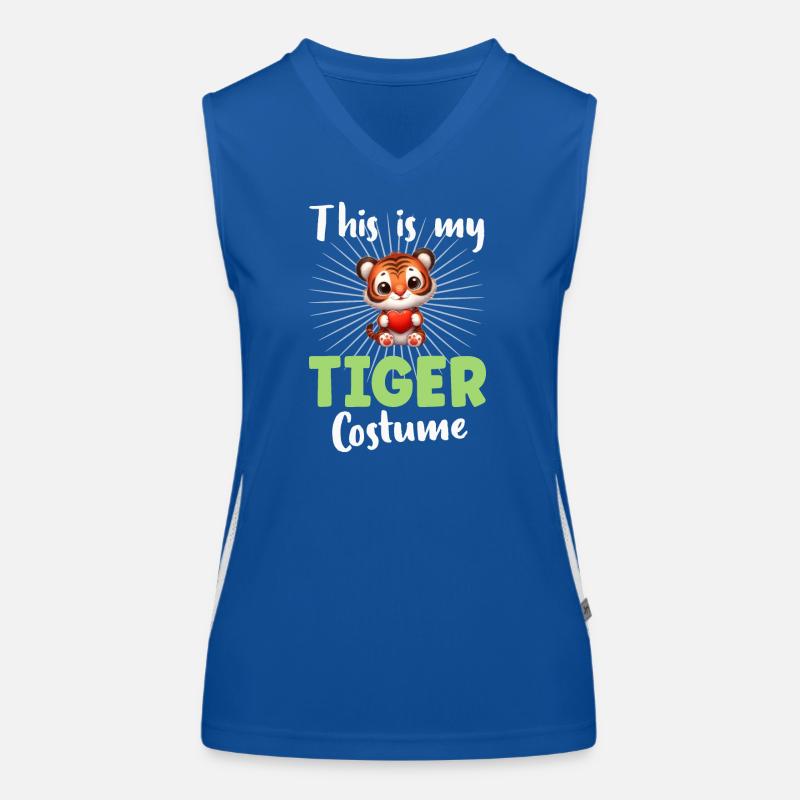 Tigre Débardeur respirant contrasté Femme