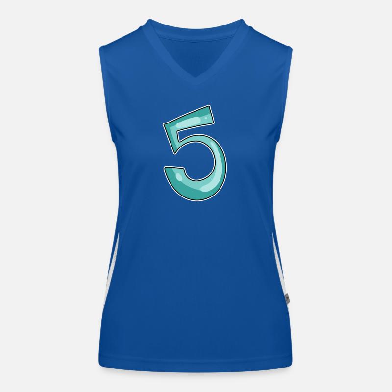 5 nummer Funktionelles Kontrast-Tank Top für Frauen