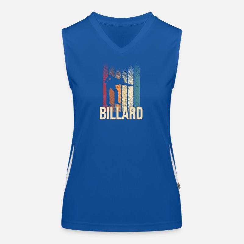 Billard Funktionelles Kontrast-Tank Top für Frauen