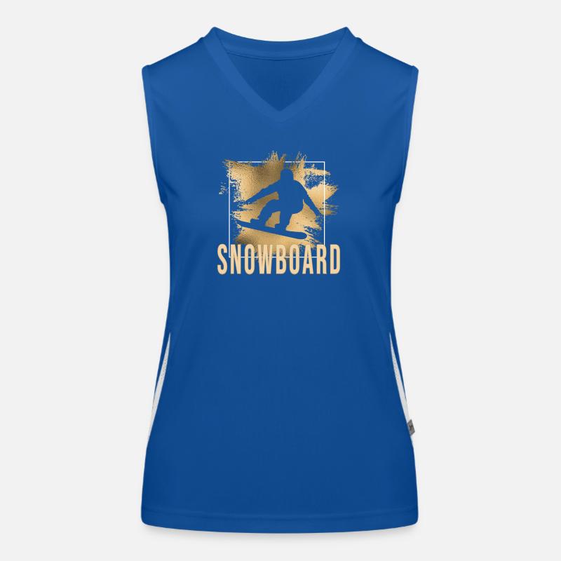 Snowboard Funktionelles Kontrast-Tank Top für Frauen