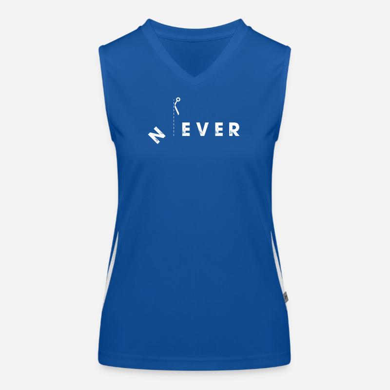 Conception de ciseaux Never Cut Boundaries Débardeur respirant contrasté Femme