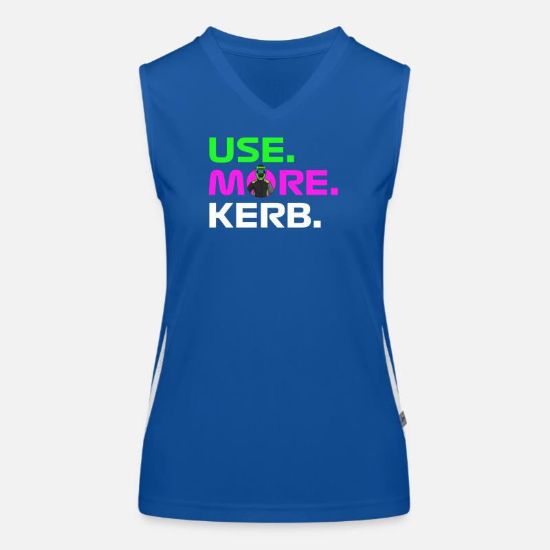 USE. MORE. KERB. Women's Functional Contrast Tank Top