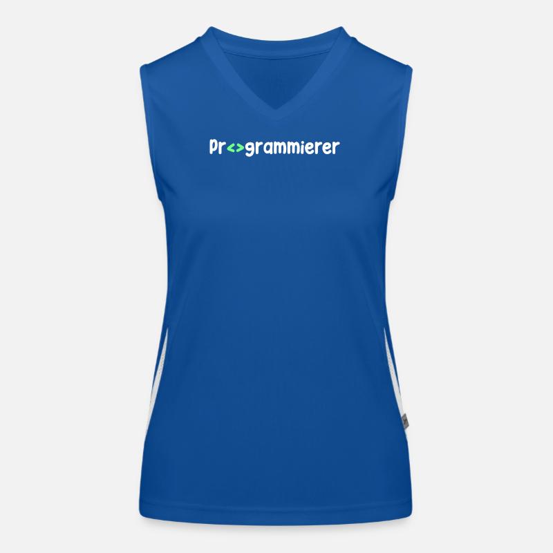 Programmer, Geek, Scripting, Code, Nerd Women's Functional Contrast Tank Top