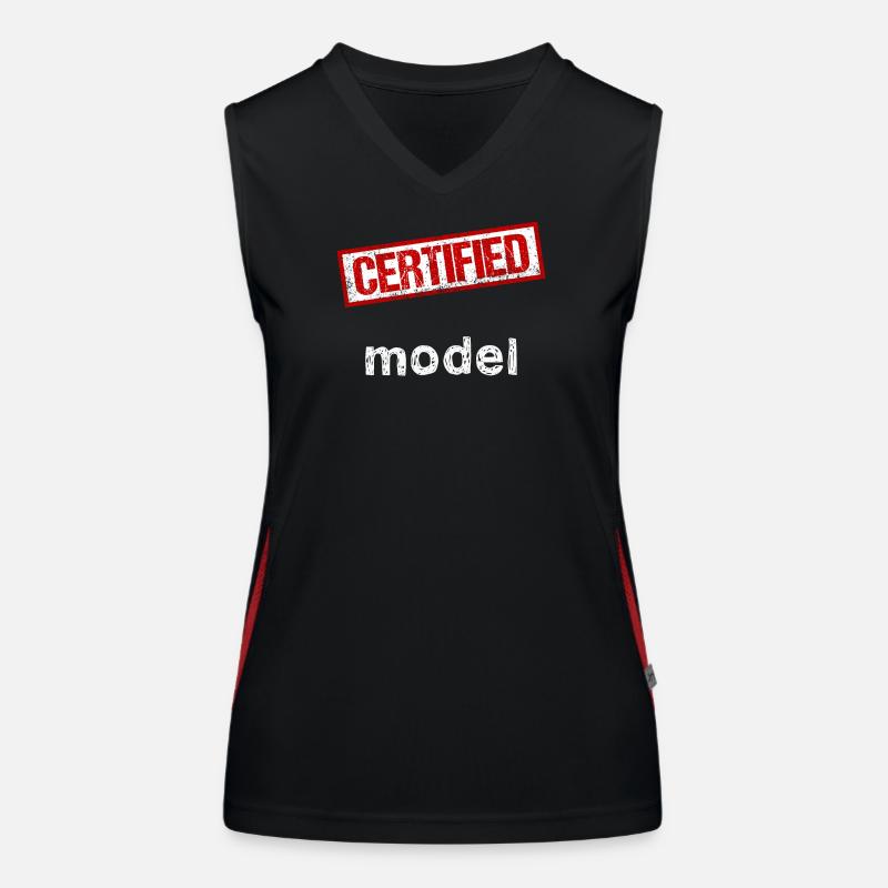 Modèle Débardeur respirant contrasté Femme