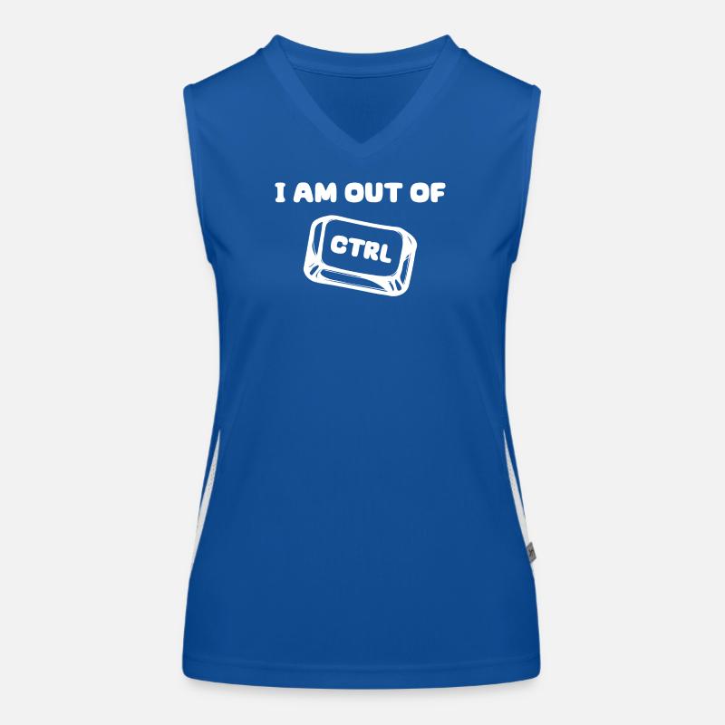 Developer Cooler Saying Scripting Code Computer Women's Functional Contrast Tank Top