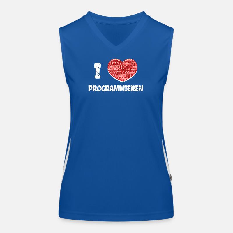 Developer Heart Programmer Statement Computer Science Women's Functional Contrast Tank Top