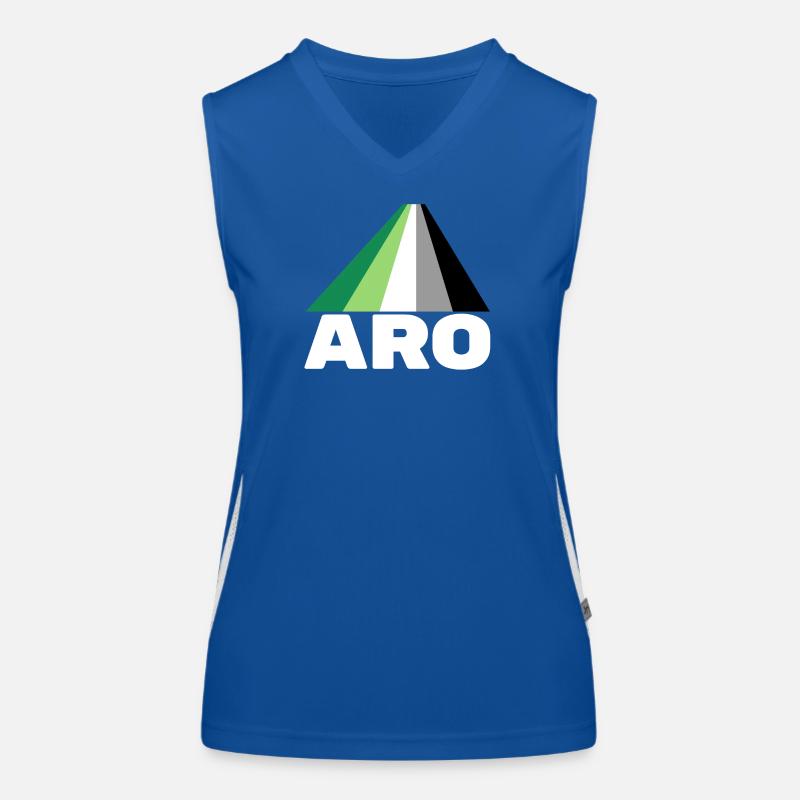 Aromantik, aromatisch, aro Funktionelles Kontrast-Tank Top für Frauen