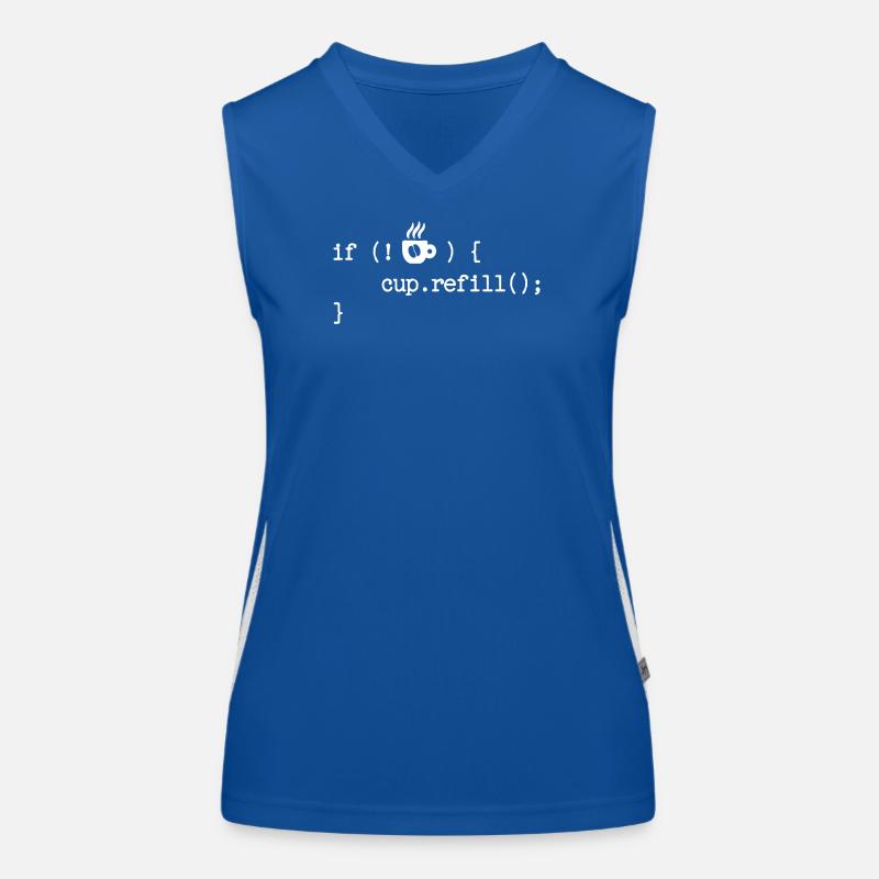 Debug Programmierer Coden Developer Computerfreak Funktionelles Kontrast-Tank Top für Frauen