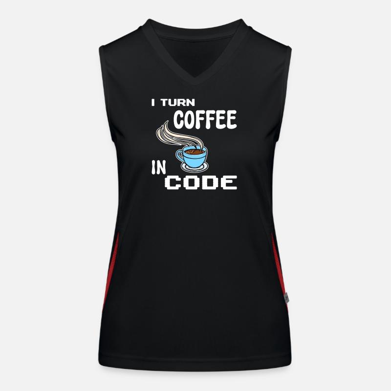 Developer Computergeek Statement Programmer Women's Functional Contrast Tank Top