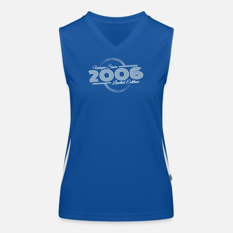 Geburtstag Retro Einzigartig Seit 2006 Funktionelles Kontrast-Tank Top für Frauen