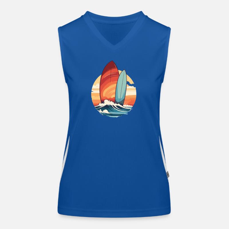 Surfboard Women's Functional Contrast Tank Top