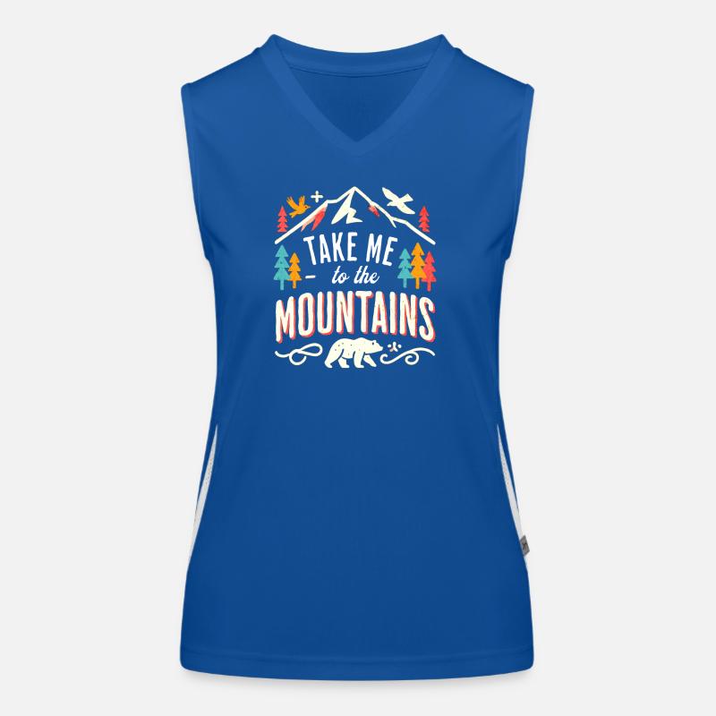 Take me to the Mountains Women's Functional Contrast Tank Top