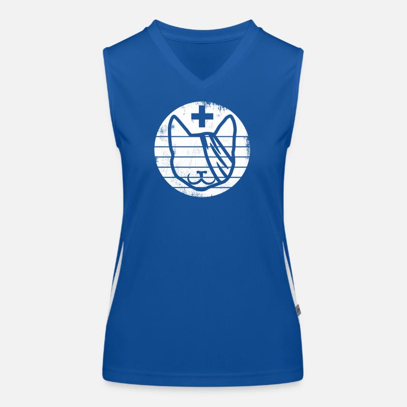 First aid for cats Women's Functional Contrast Tank Top
