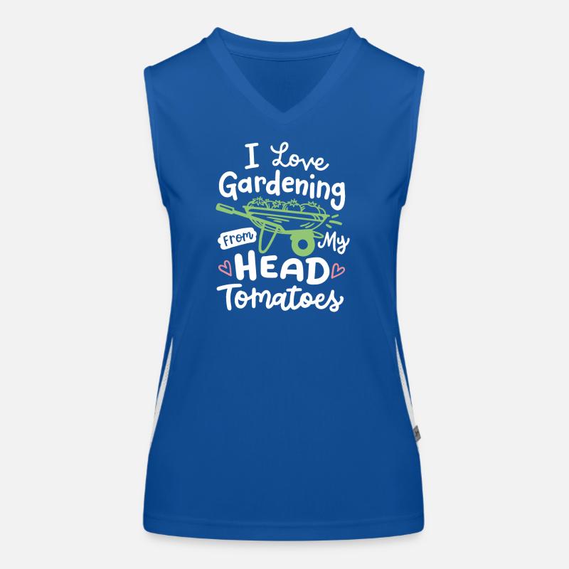 Gartenarbeit Gärtner Funktionelles Kontrast-Tank Top für Frauen
