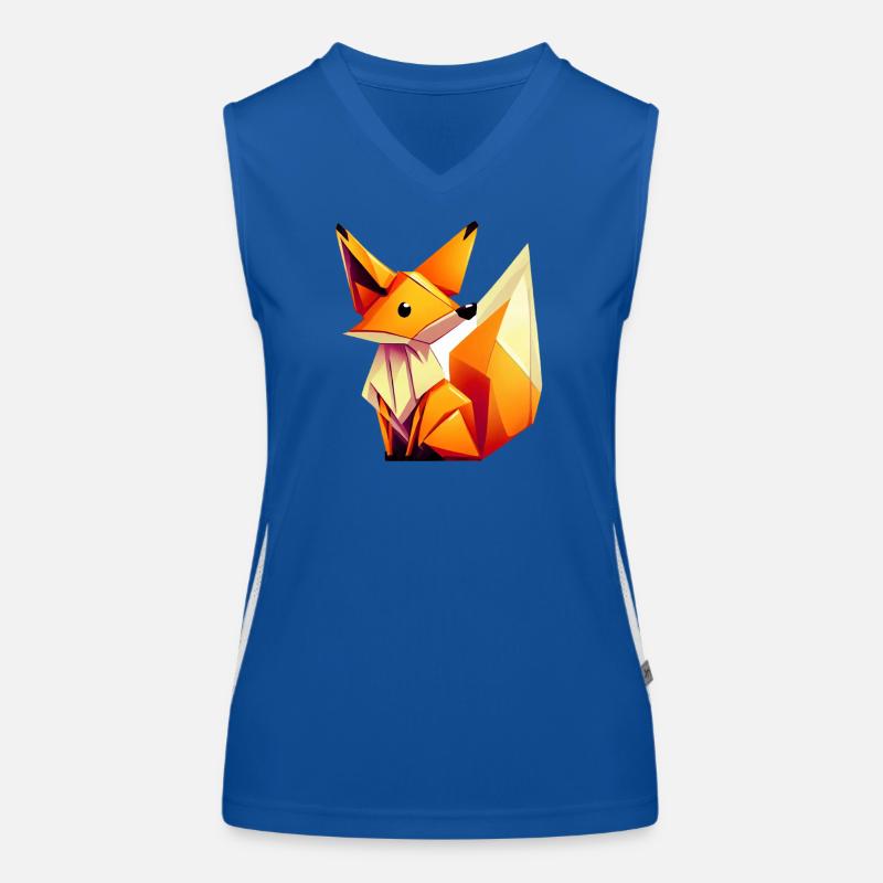 Fuchs Funktionelles Kontrast-Tank Top für Frauen