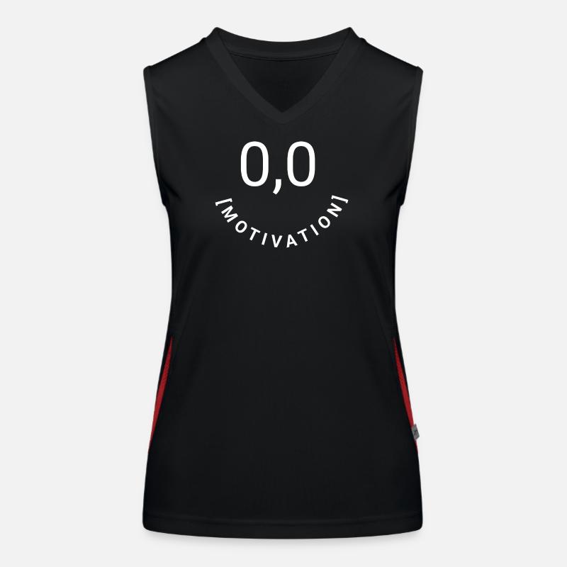 Zero Desire, Zero Motivation, 0.0 Motivation Women's Functional Contrast Tank Top