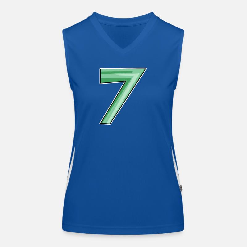Seven motif number 7 Women's Functional Contrast Tank Top