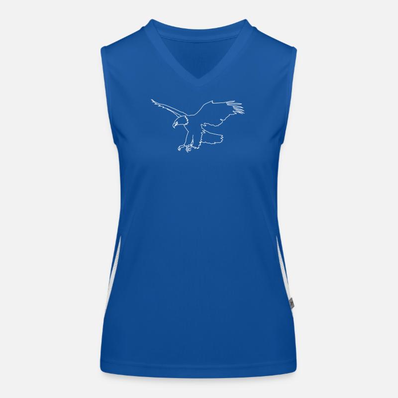 Eagle lineart Women's Functional Contrast Tank Top