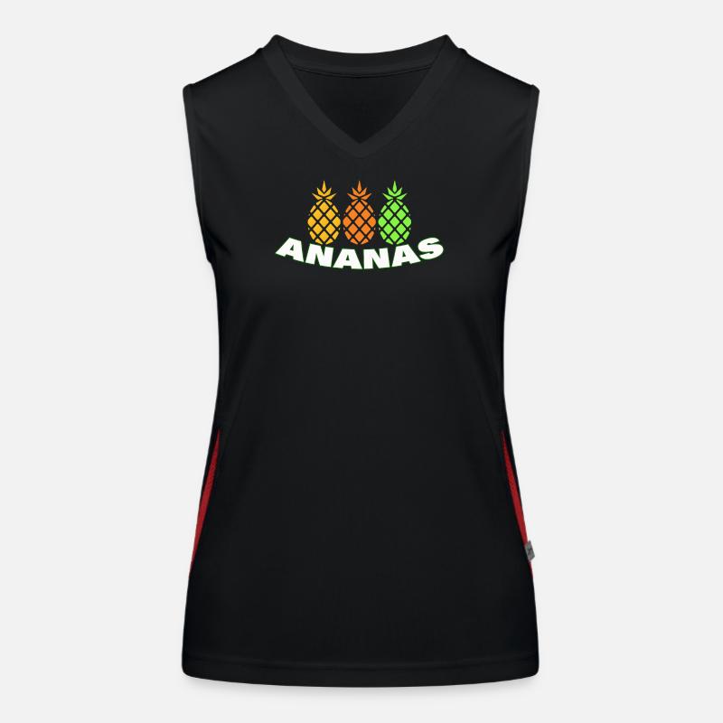 ANANAS Débardeur respirant contrasté Femme