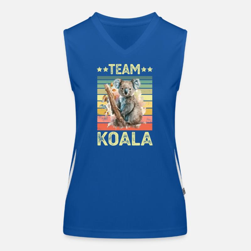Koala Koala Ours Débardeur respirant contrasté Femme