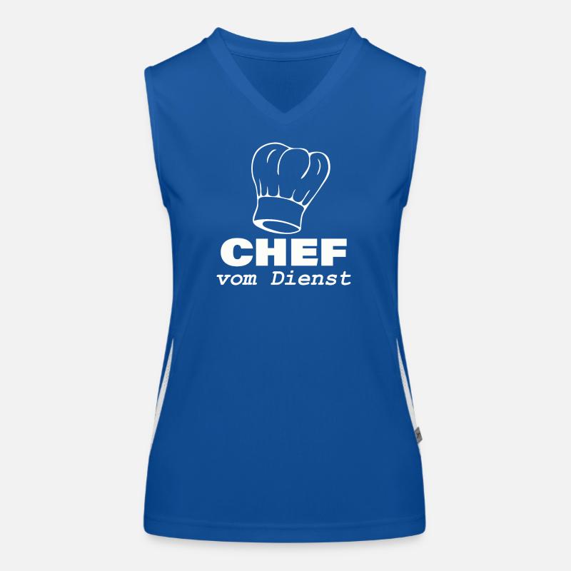 CHEF en service Débardeur respirant contrasté Femme