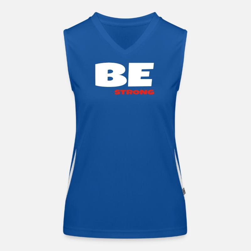 Sei stark Funktionelles Kontrast-Tank Top für Frauen