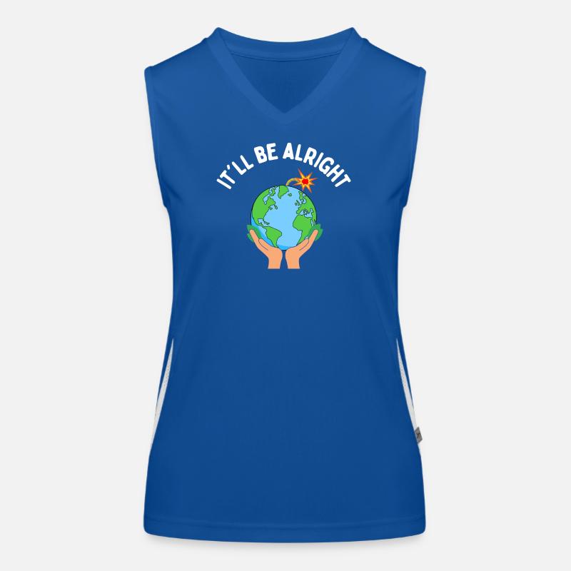 Es wird schon gut Funktionelles Kontrast-Tank Top für Frauen