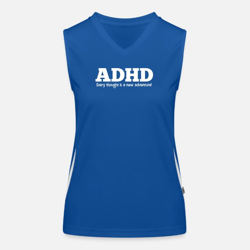 ADHS Funktionelles Kontrast-Tank Top für Frauen