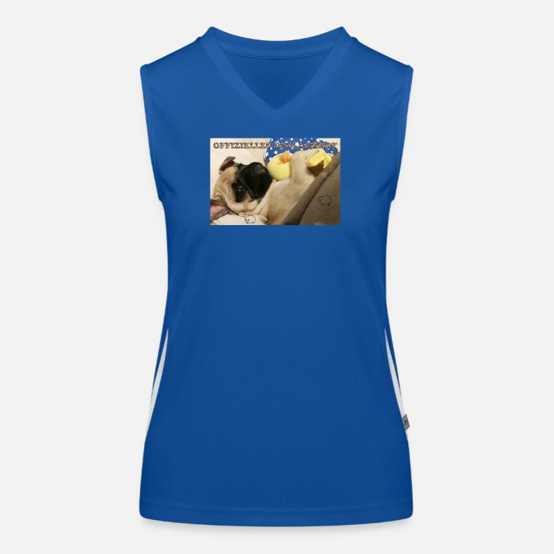 Schäfchen Plüschtier mit US Flagge Design Funktionelles Kontrast-Tank Top für Frauen