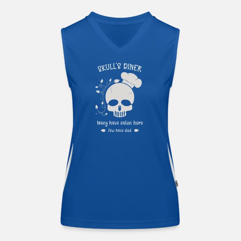 Skull's Diner Women's Functional Contrast Tank Top