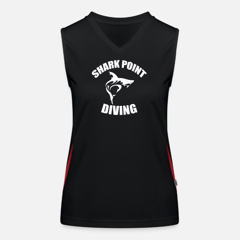 SHARK POINT DIVING Women's Functional Contrast Tank Top