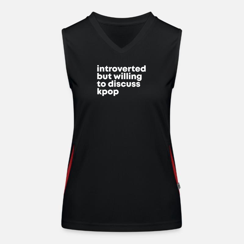 K Pop Women's Functional Contrast Tank Top
