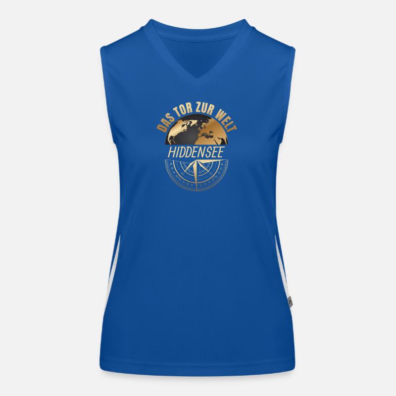 Das Tor zur Welt - Hiddensee Funktionelles Kontrast-Tank Top für Frauen