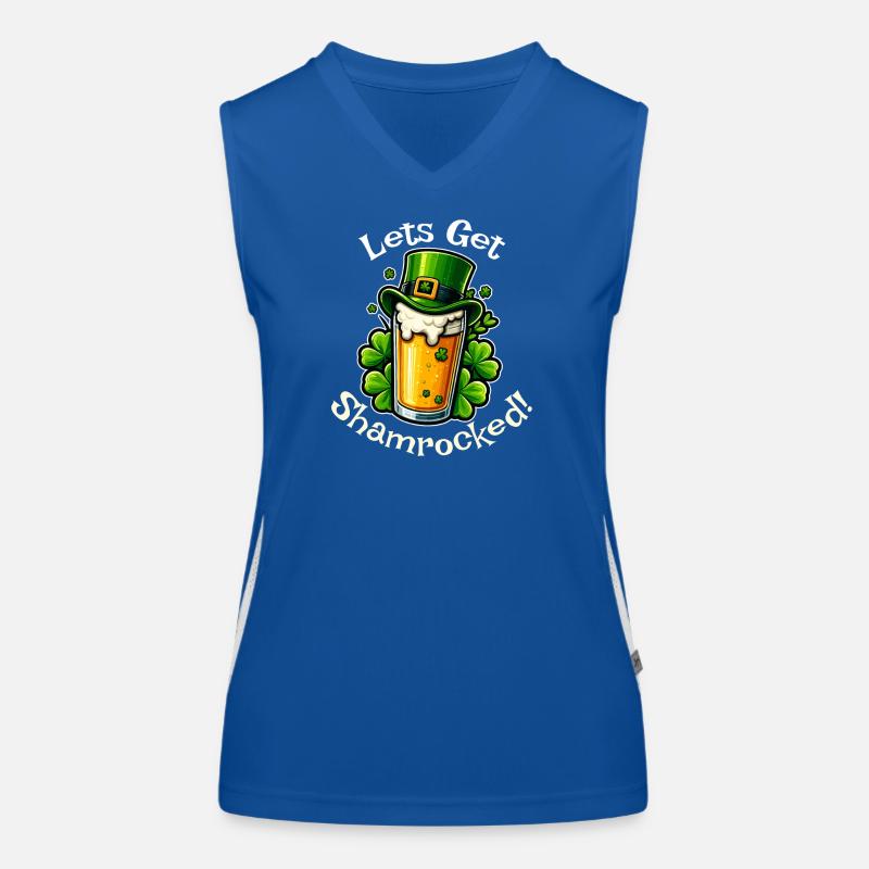 Let’s Get Shamrocked – Drôle de Saint-Patrick Débardeur respirant contrasté Femme
