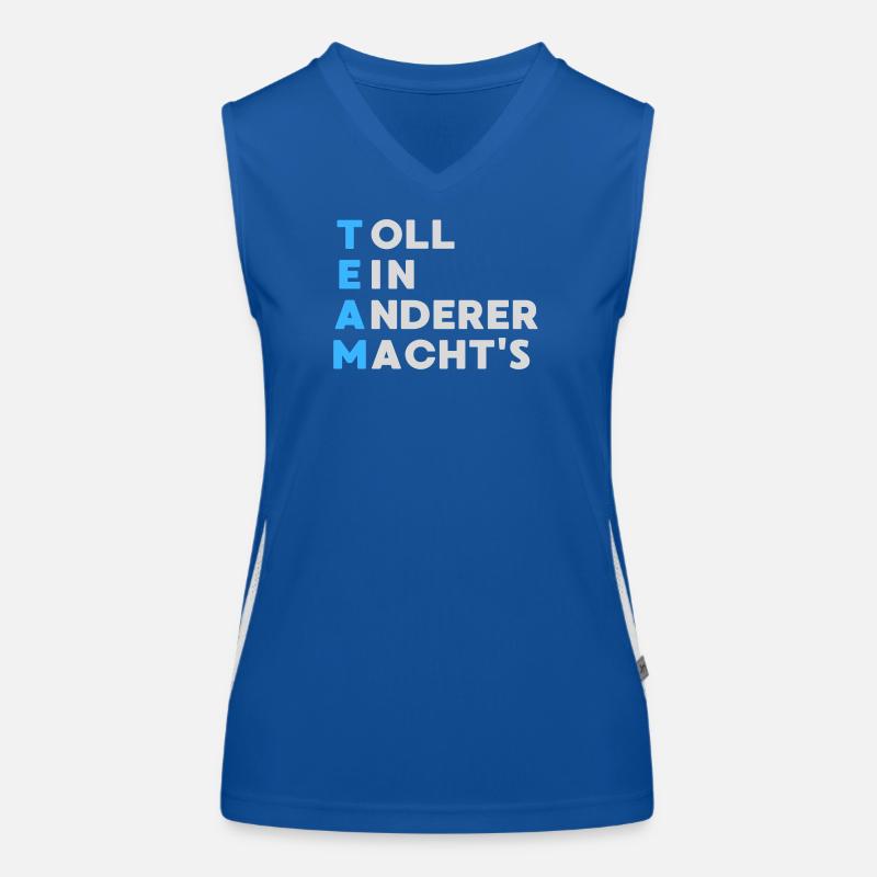 TEAM Toll Ein Anderer Macht`s Funktionelles Kontrast-Tank Top für Frauen