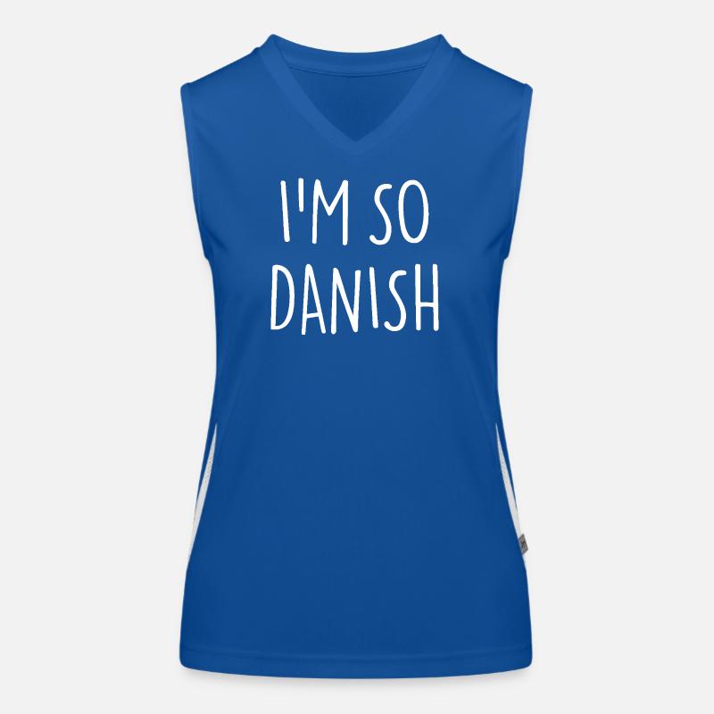 IM SO DANISH Denmark Dänemark Funktionelles Kontrast-Tank Top für Frauen