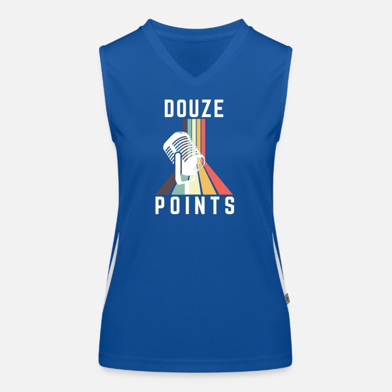 Concours Eurovision de la chanson Douze Points Débardeur respirant contrasté Femme
