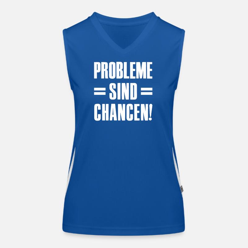 Problems Are Opportunities Founders Entrepreneurs Startup Women's Functional Contrast Tank Top