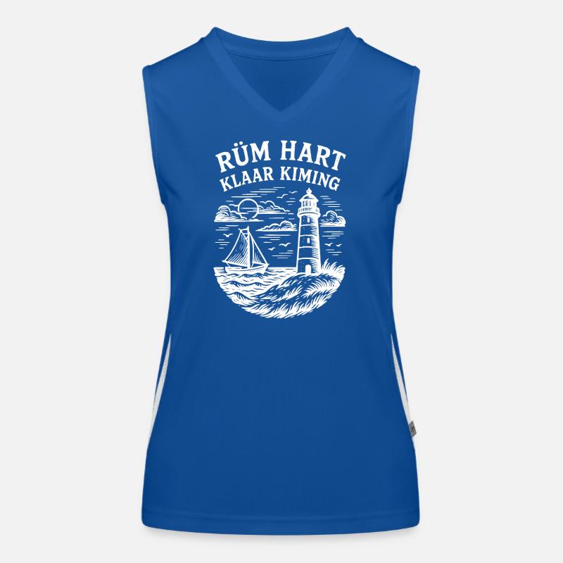Rüm Hart - Clear Kiming - white Women's Functional Contrast Tank Top