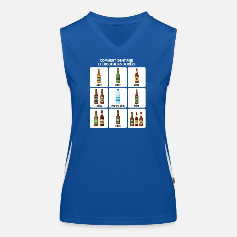 Guide d’identification de la bière Débardeur respirant contrasté Femme
